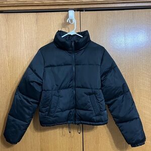 No Boundaries Women’s Black Puffer Jacket Coat Size Small